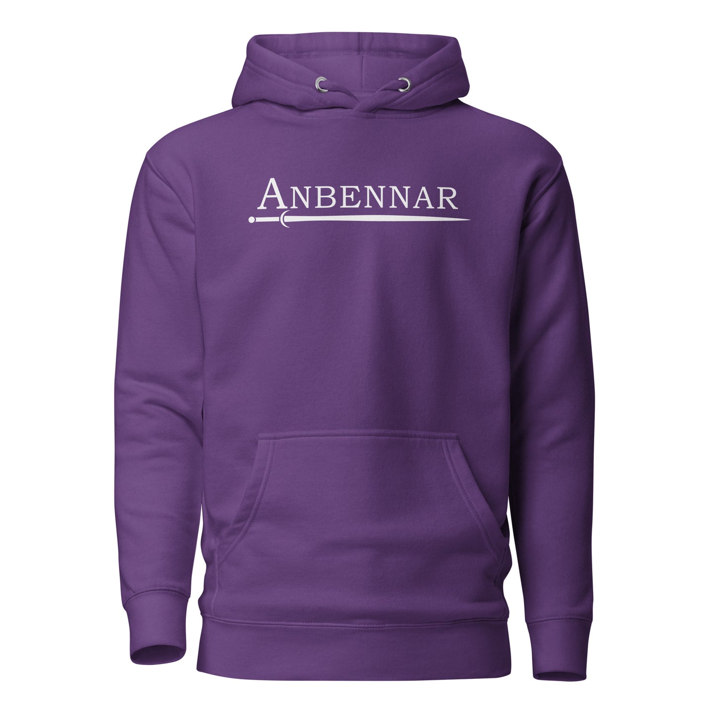 Anbennar Text Logo, White Font - Unisex Hoodie