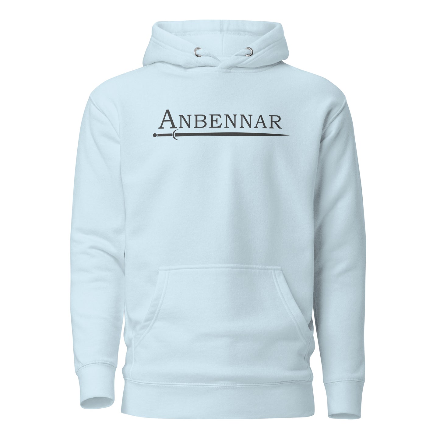 Anbennar Text Logo, Black Font - Unisex Hoodie