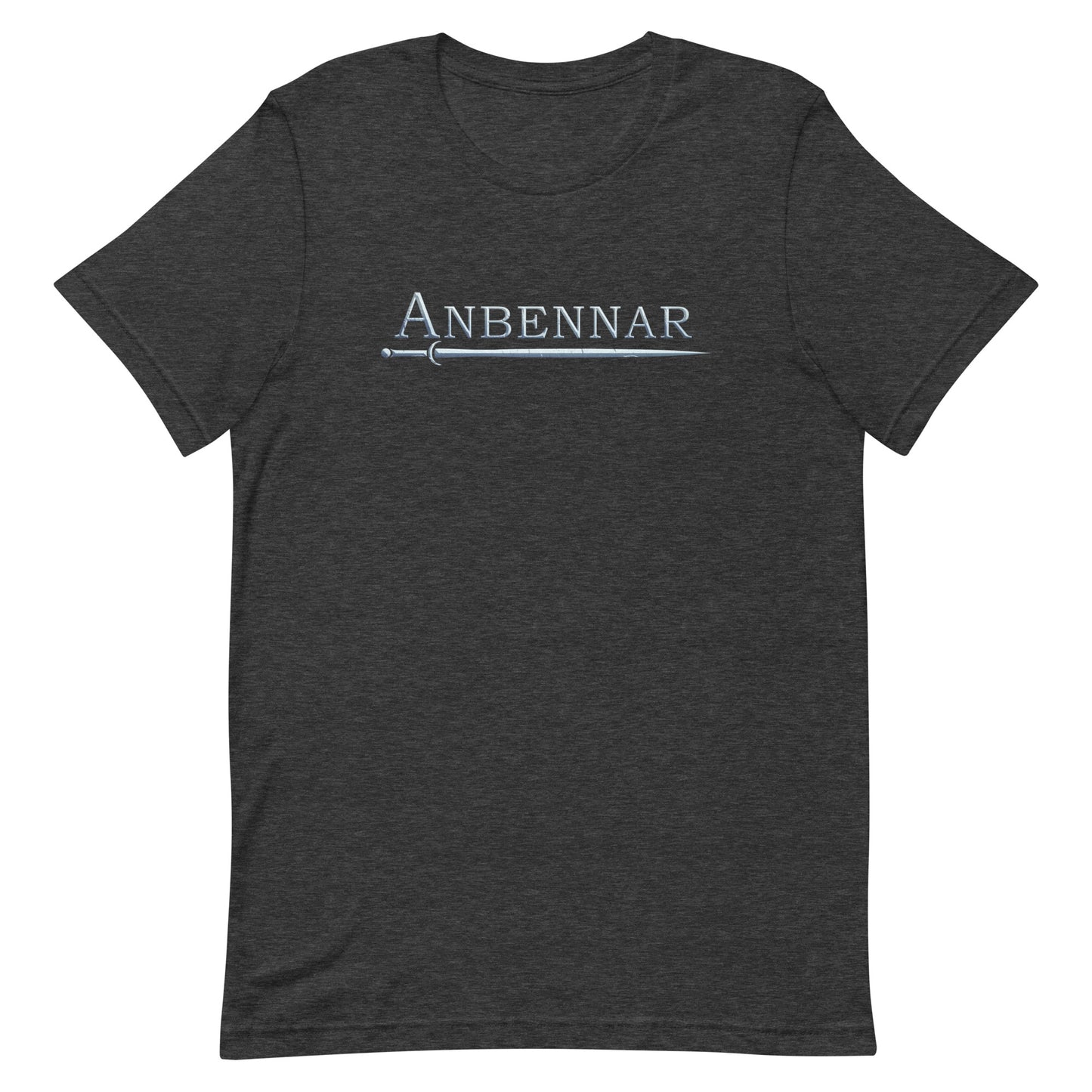 Anbennar Text Logo, Silver Font - Unisex T-shirt