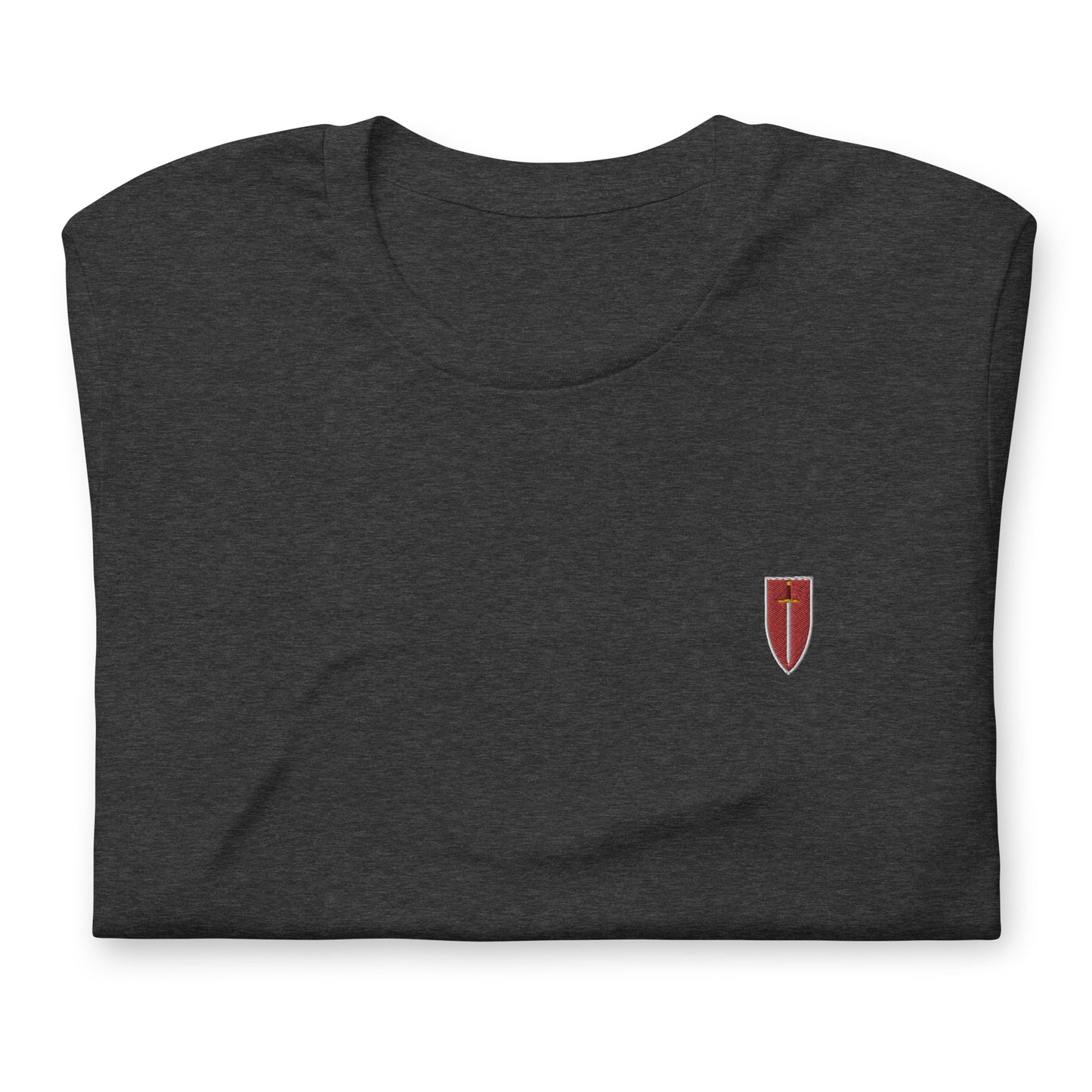 Corinite Sword and Shield, Embroidered - Sigil Attire - Unisex T-shirt