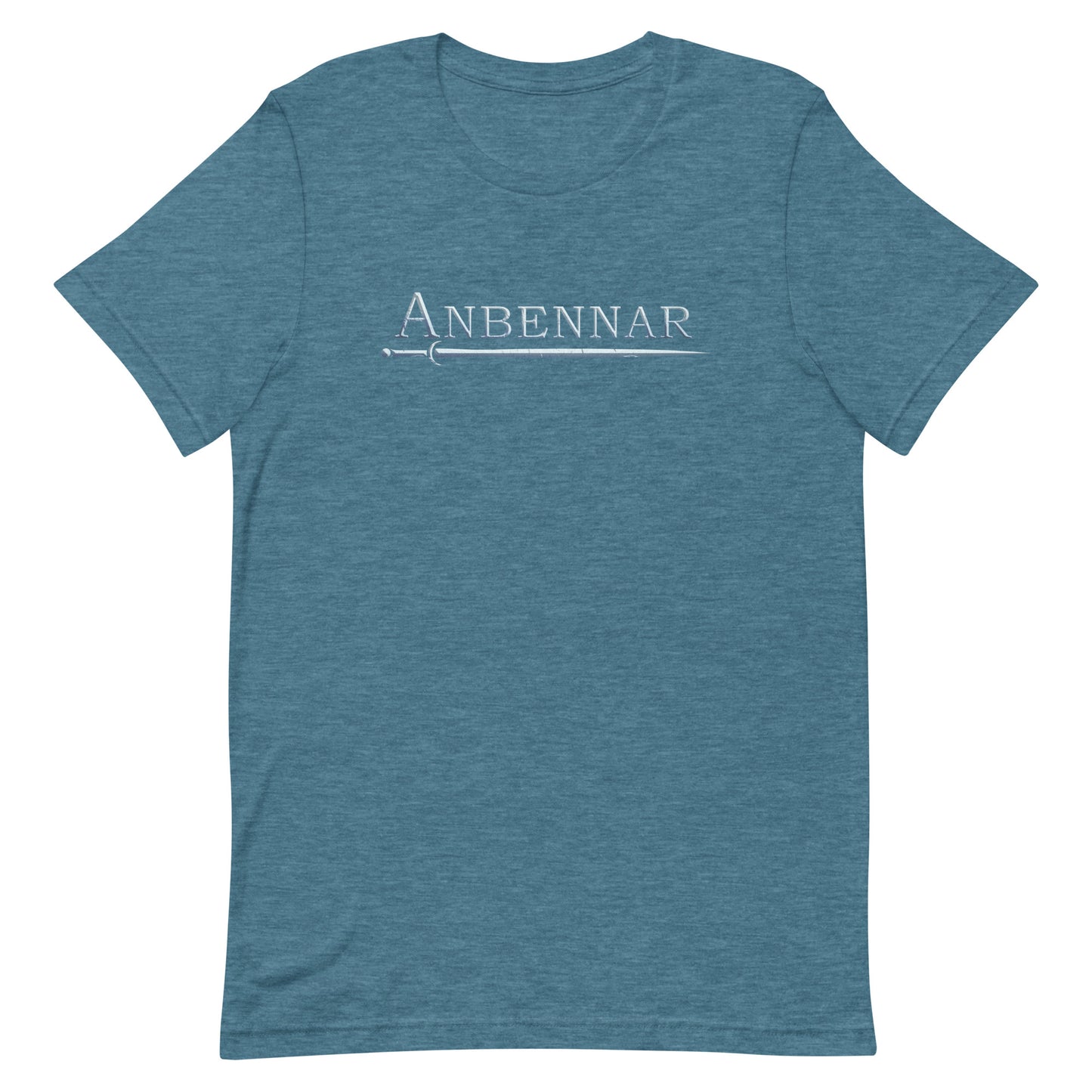 Anbennar Text Logo, Silver Font - Unisex T-shirt