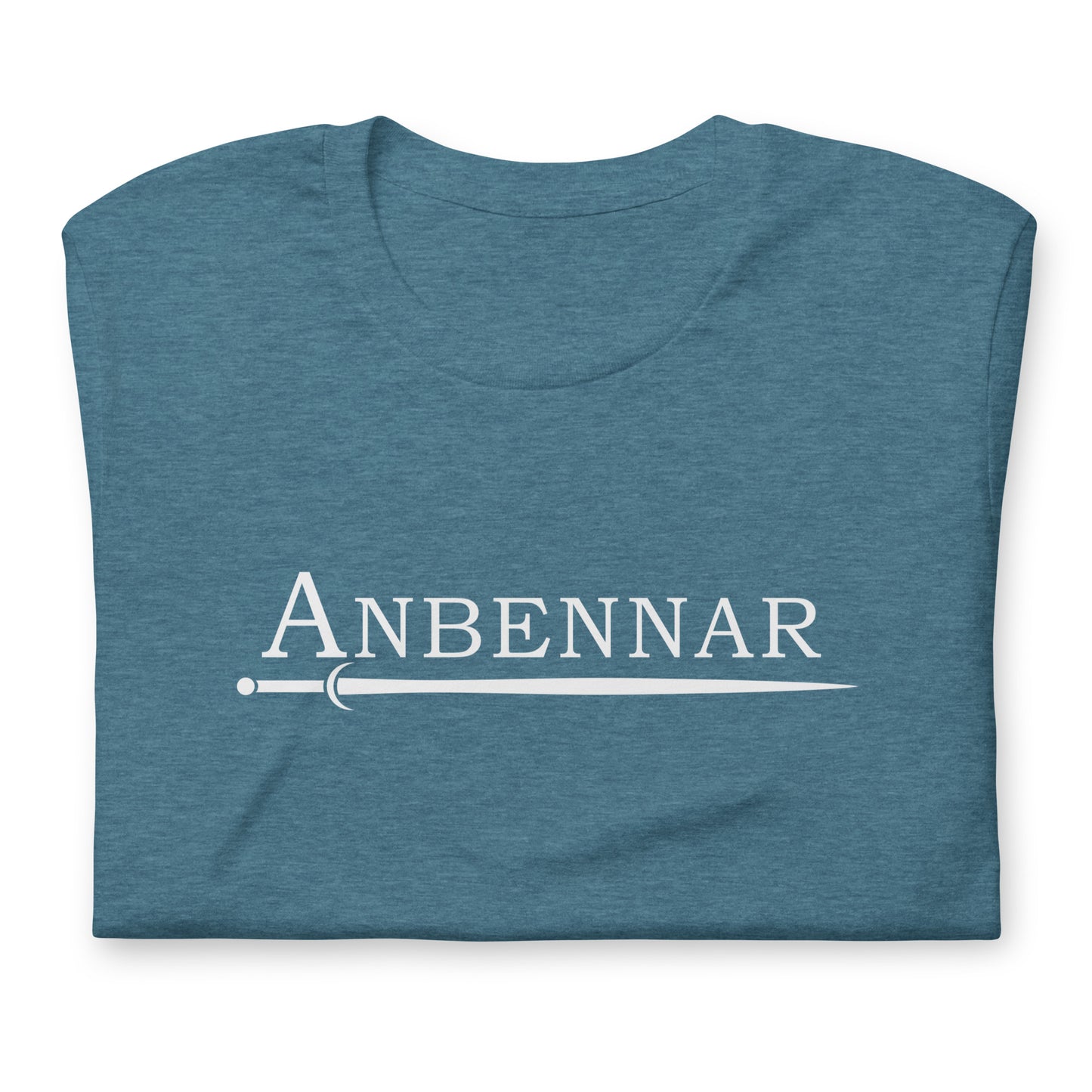 Anbennar Text Logo, White Font - Unisex T-shirt