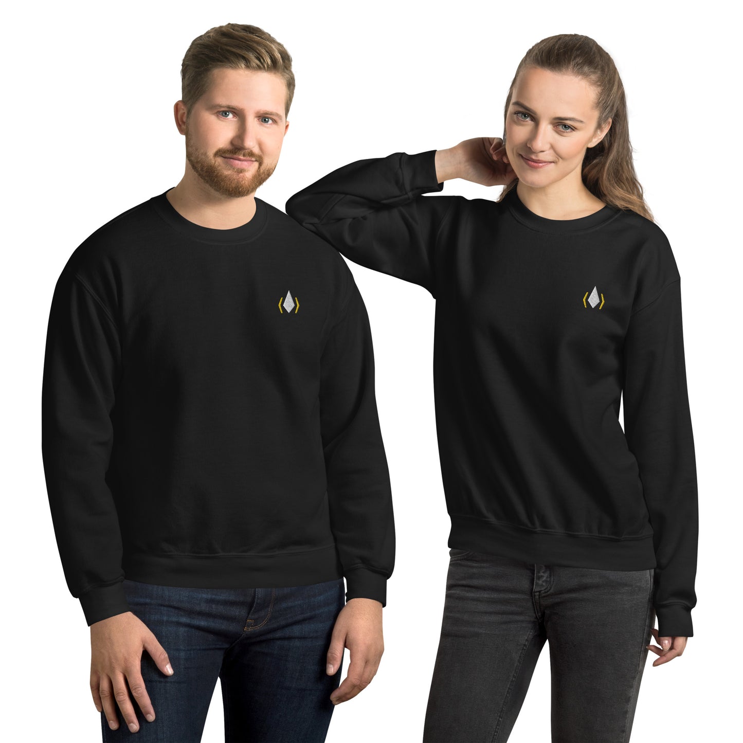 Ravelian Not Cube, Embroidered - Unisex Sweatshirt