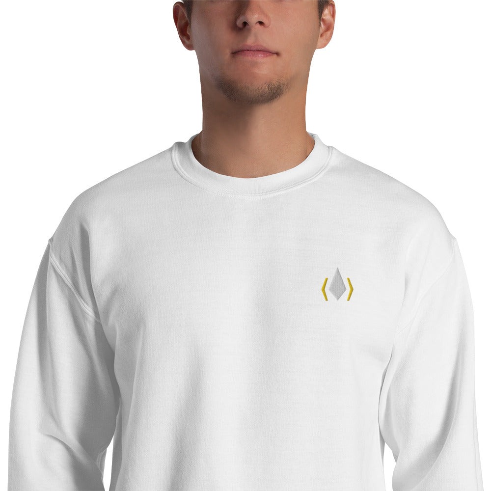 Ravelian Not Cube, Embroidered - Unisex Sweatshirt