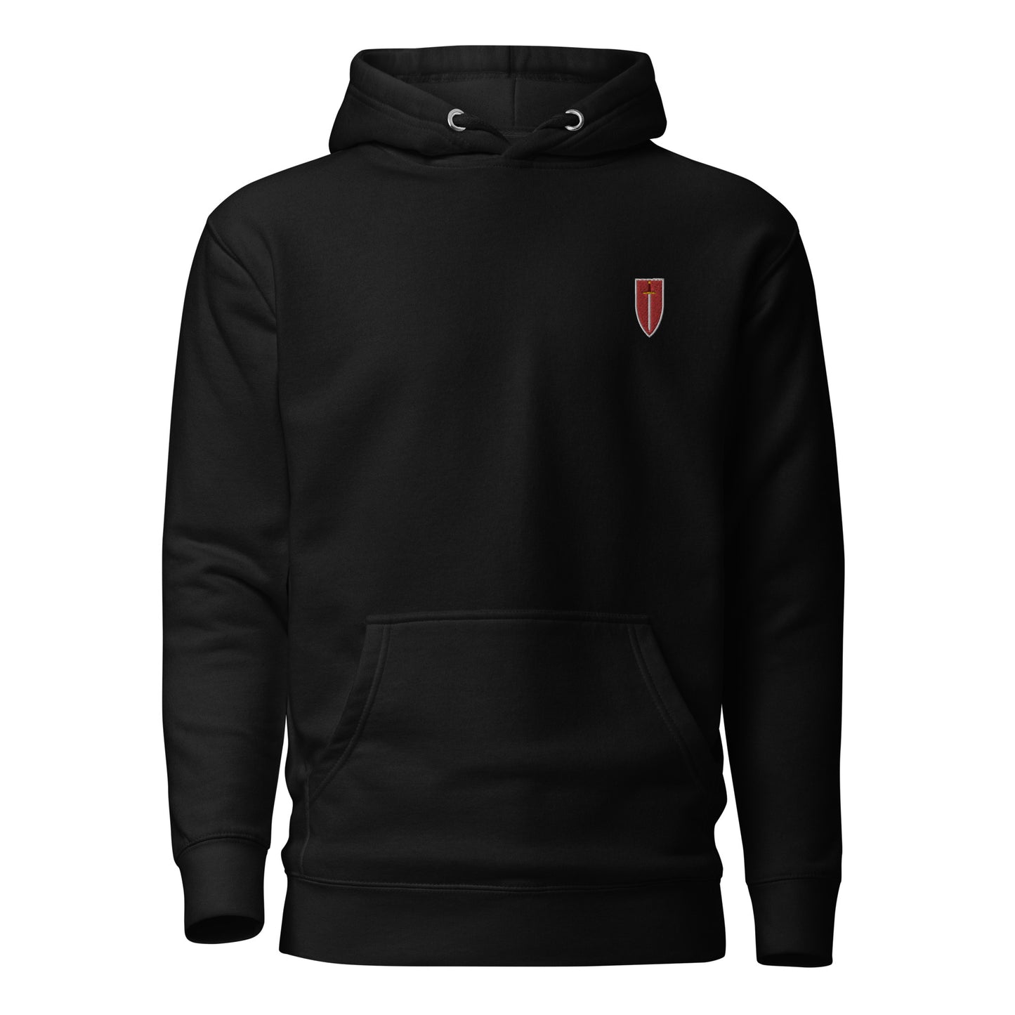 Corinite Sword and Shield, Embroidered - 1st Edition Limited - Unisex Hoodie