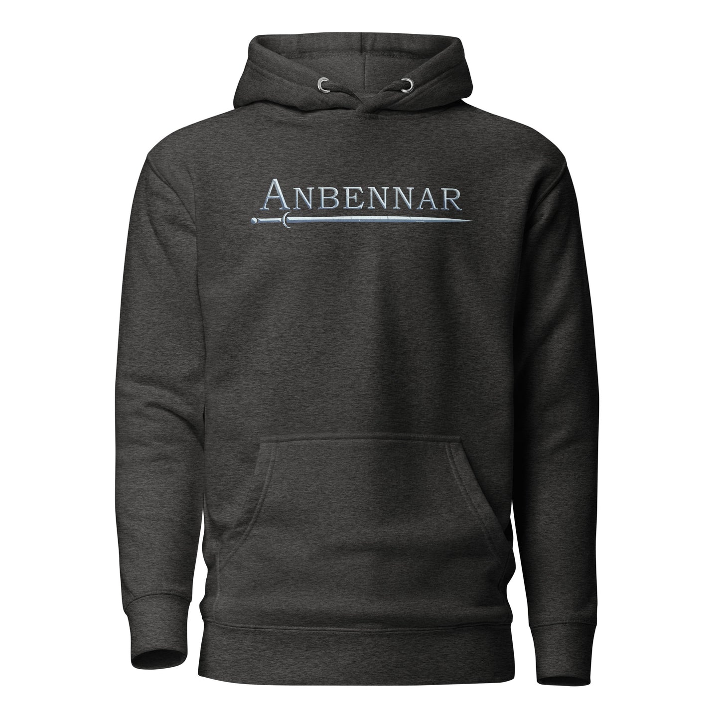 Anbennar Text Logo, Silver Font - 1st Edition Limited - Unisex Hoodie