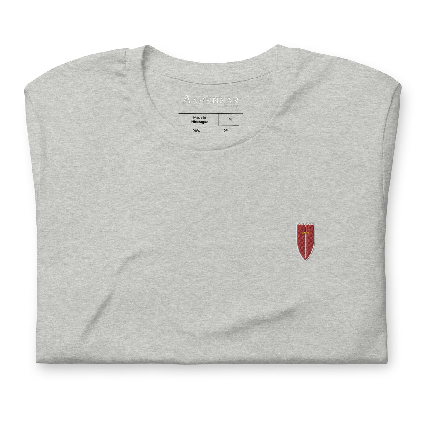 Corinite Sword and Shield, Embroidered - 1st Edition - Unisex T-shirt