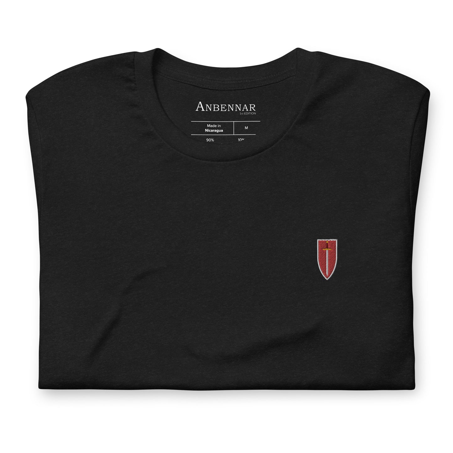 Corinite Sword and Shield, Embroidered - 1st Edition - Unisex T-shirt
