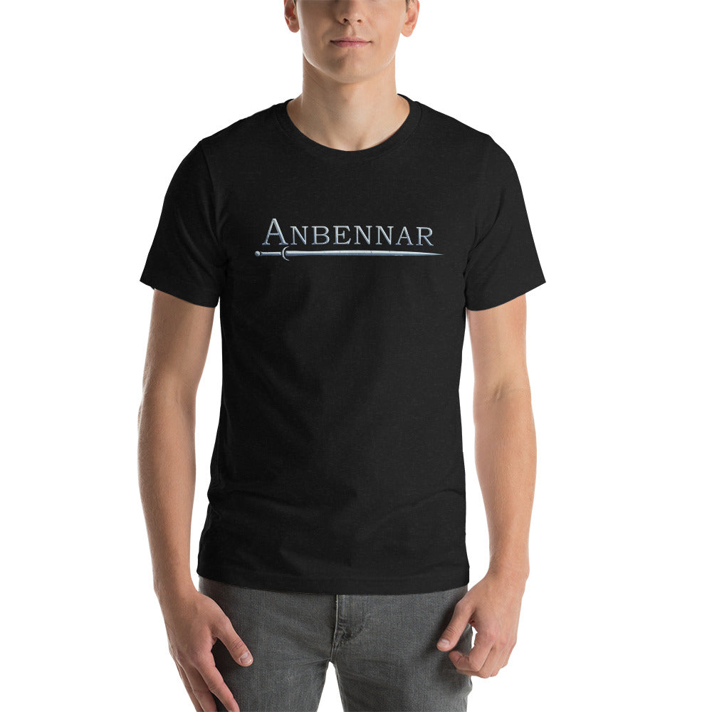 Anbennar Text Logo, Silver Font - 1st Edition Limited - Unisex T-shirt