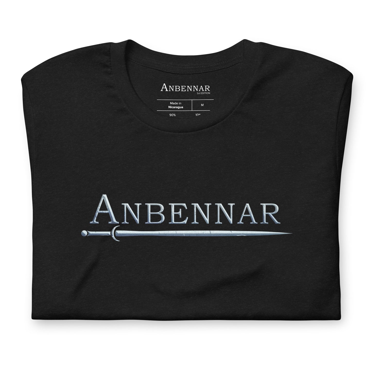 Anbennar Text Logo, Silver Font - 1st Edition Limited - Unisex T-shirt