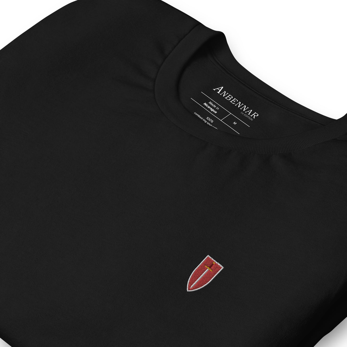 Corinite Sword and Shield, Embroidered - 1st Edition - Unisex T-shirt