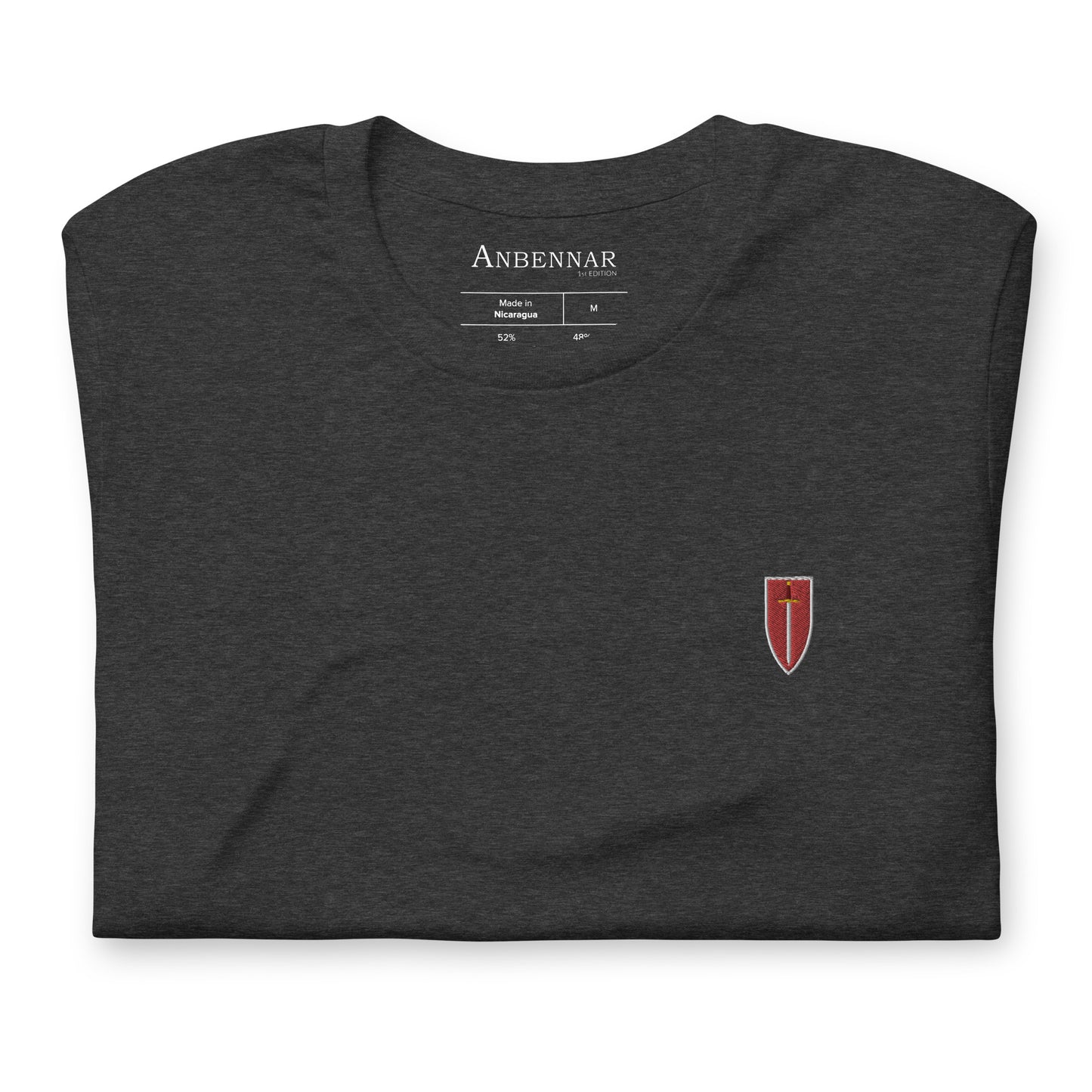 Corinite Sword and Shield, Embroidered - 1st Edition - Unisex T-shirt