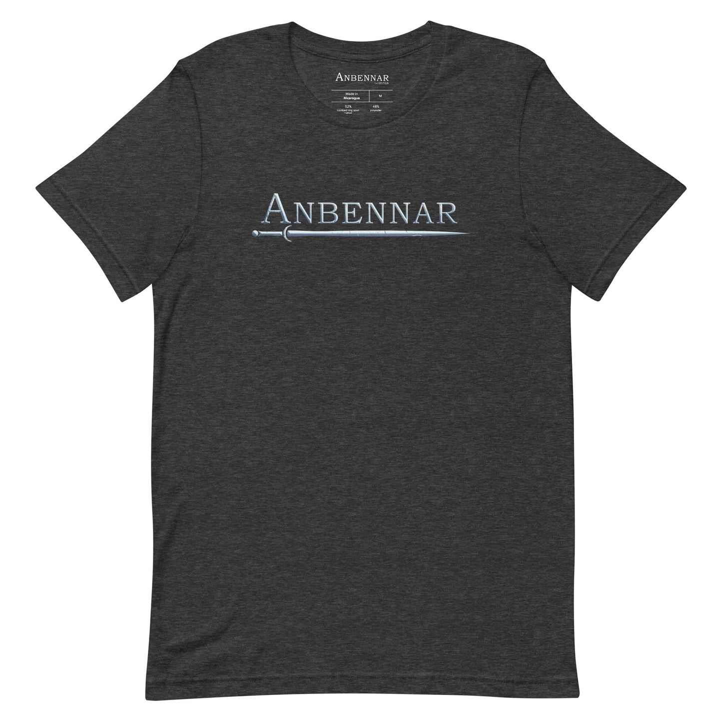 Anbennar Text Logo, Silver Font - 1st Edition Limited - Unisex T-shirt