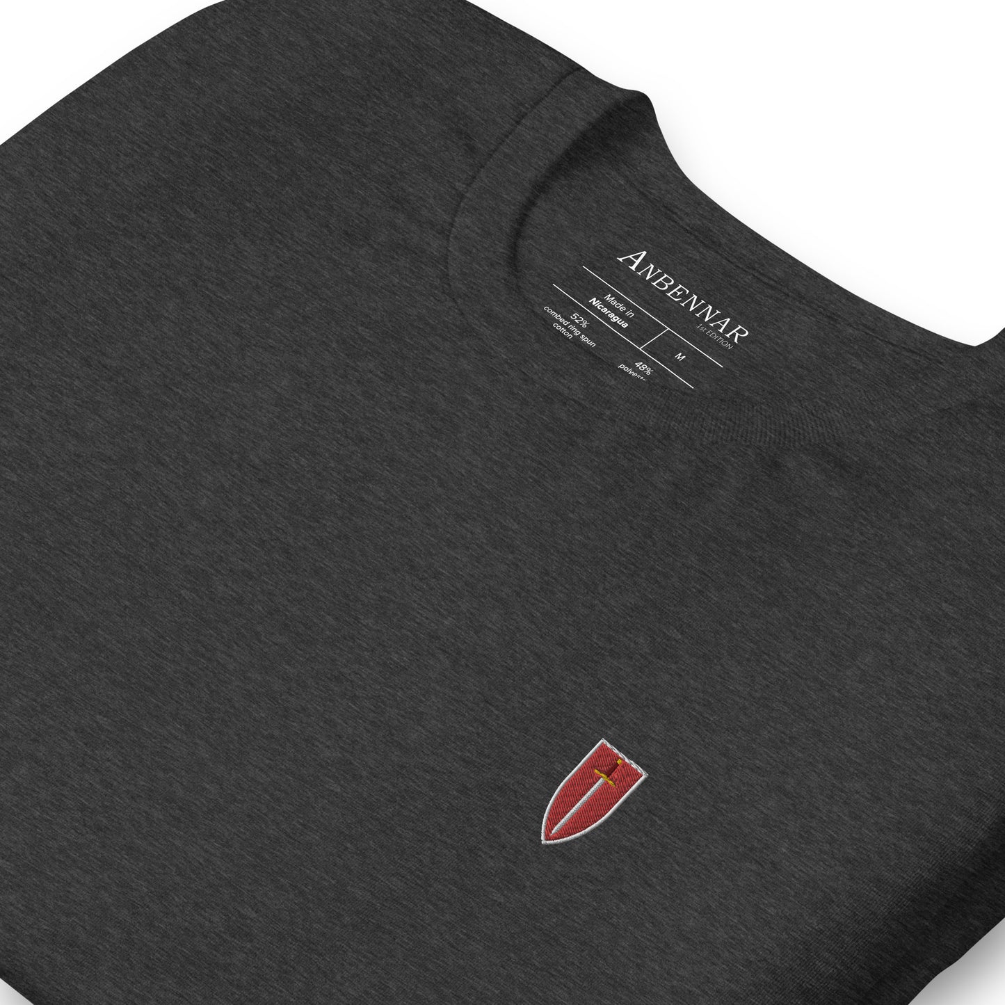 Corinite Sword and Shield, Embroidered - 1st Edition - Unisex T-shirt