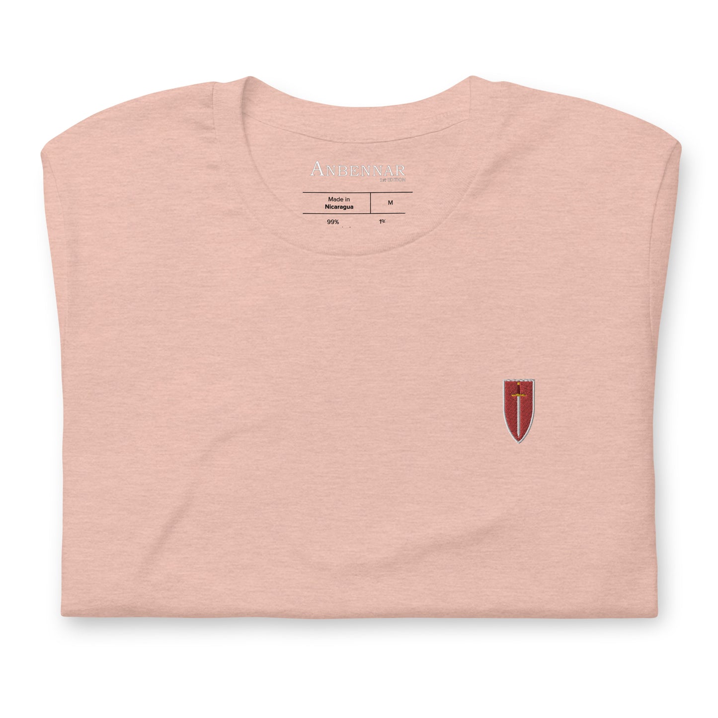 Corinite Sword and Shield, Embroidered - 1st Edition - Unisex T-shirt