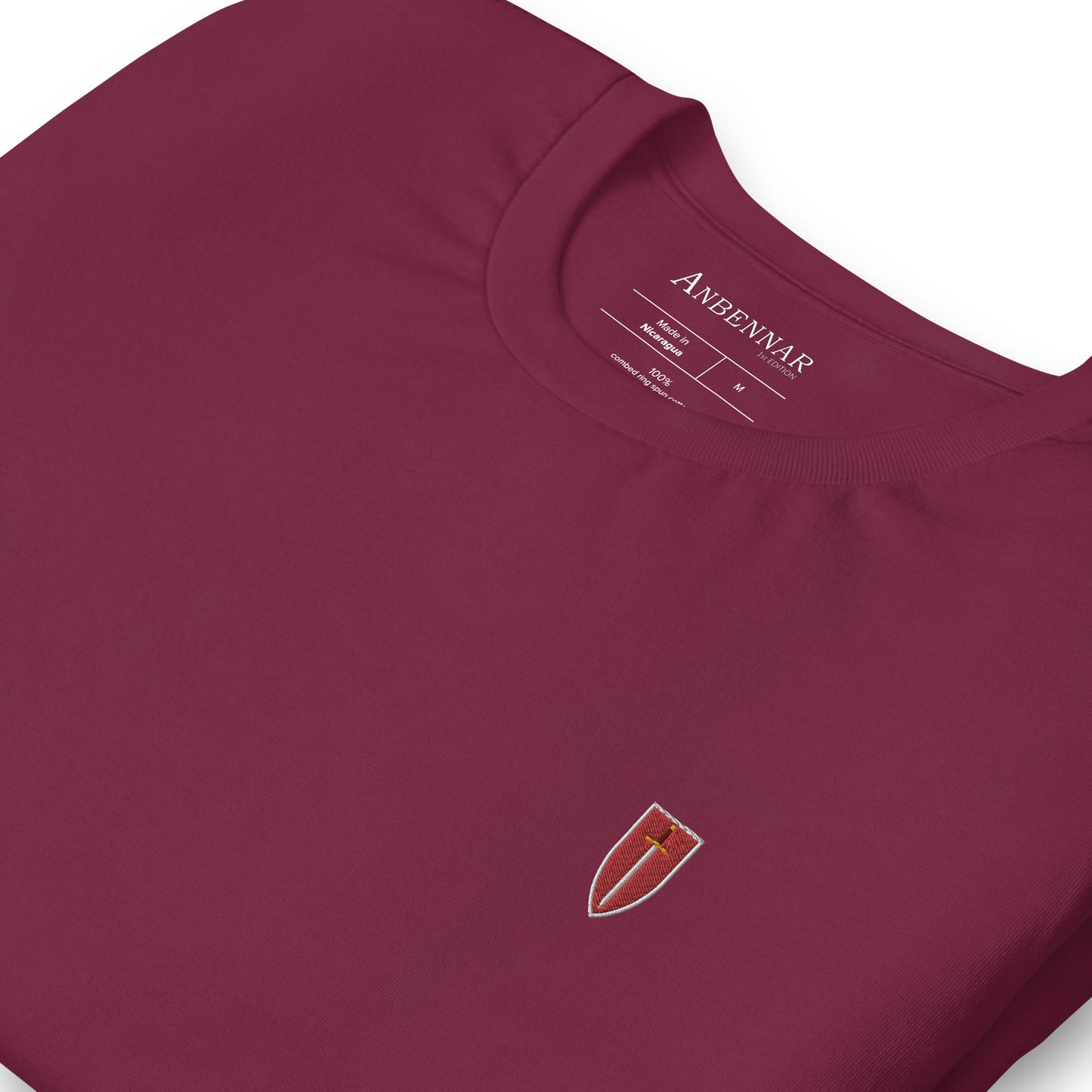 Corinite Sword and Shield, Embroidered - 1st Edition - Unisex T-shirt