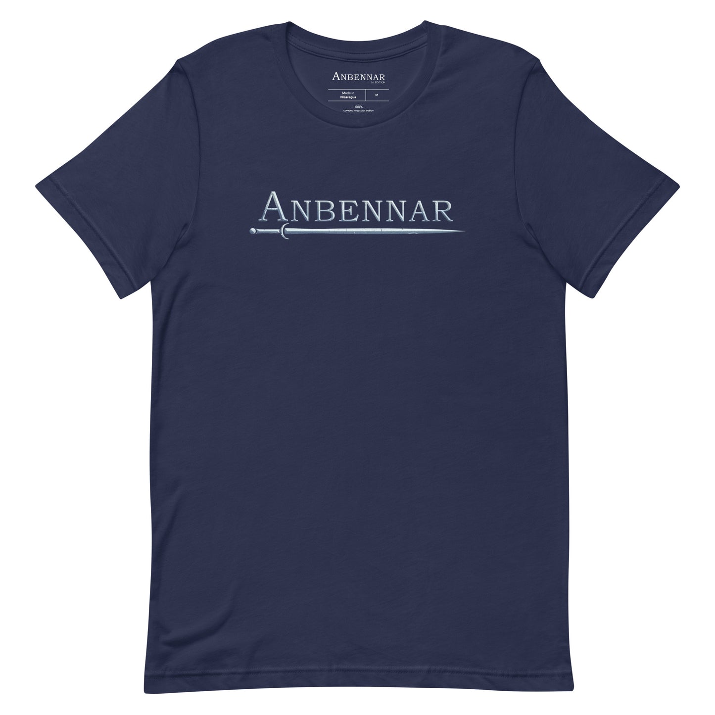 Anbennar Text Logo, Silver Font - 1st Edition Limited - Unisex T-shirt