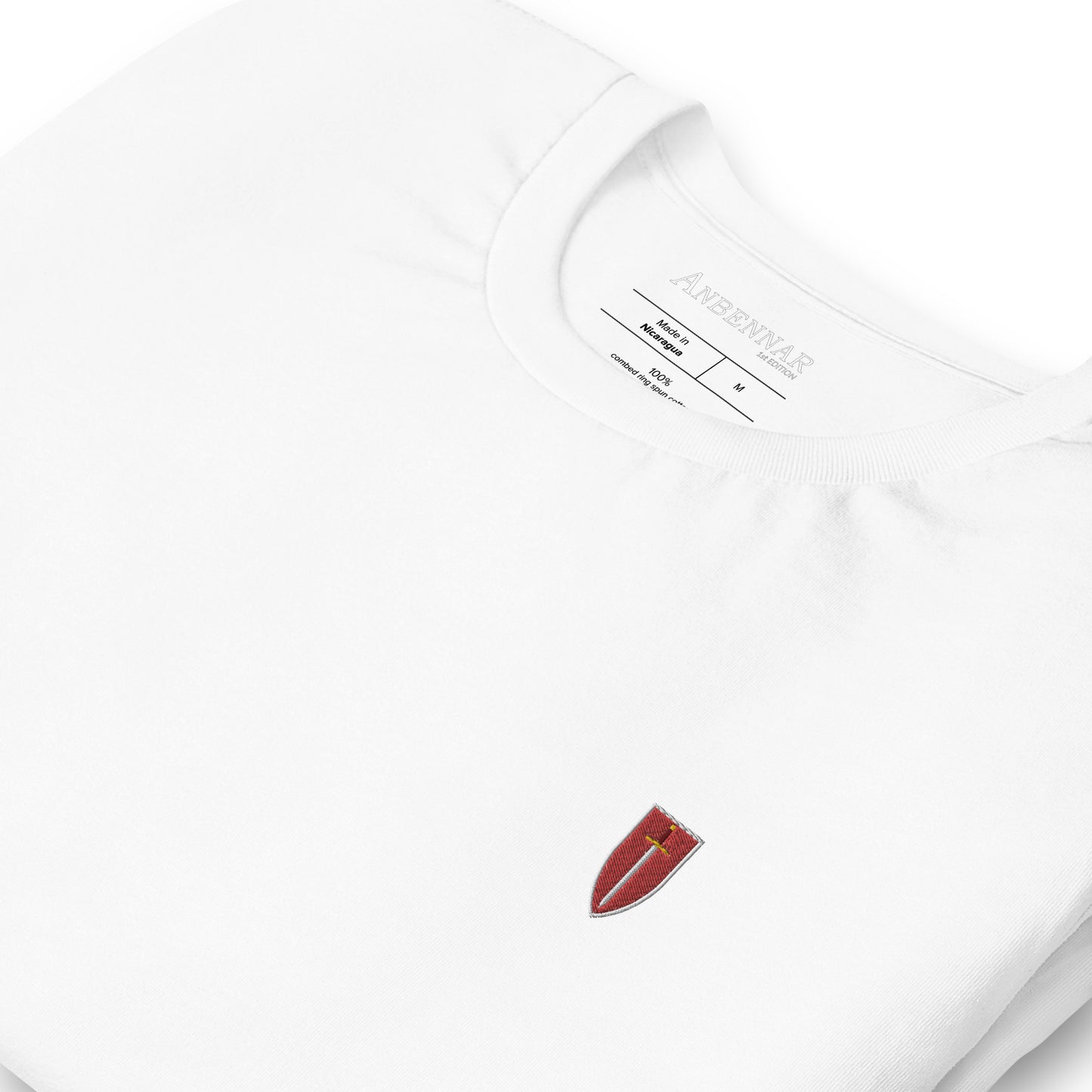 Corinite Sword and Shield, Embroidered - 1st Edition - Unisex T-shirt