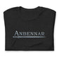 Anbennar Text Logo, Silver Font - Unisex T-shirt