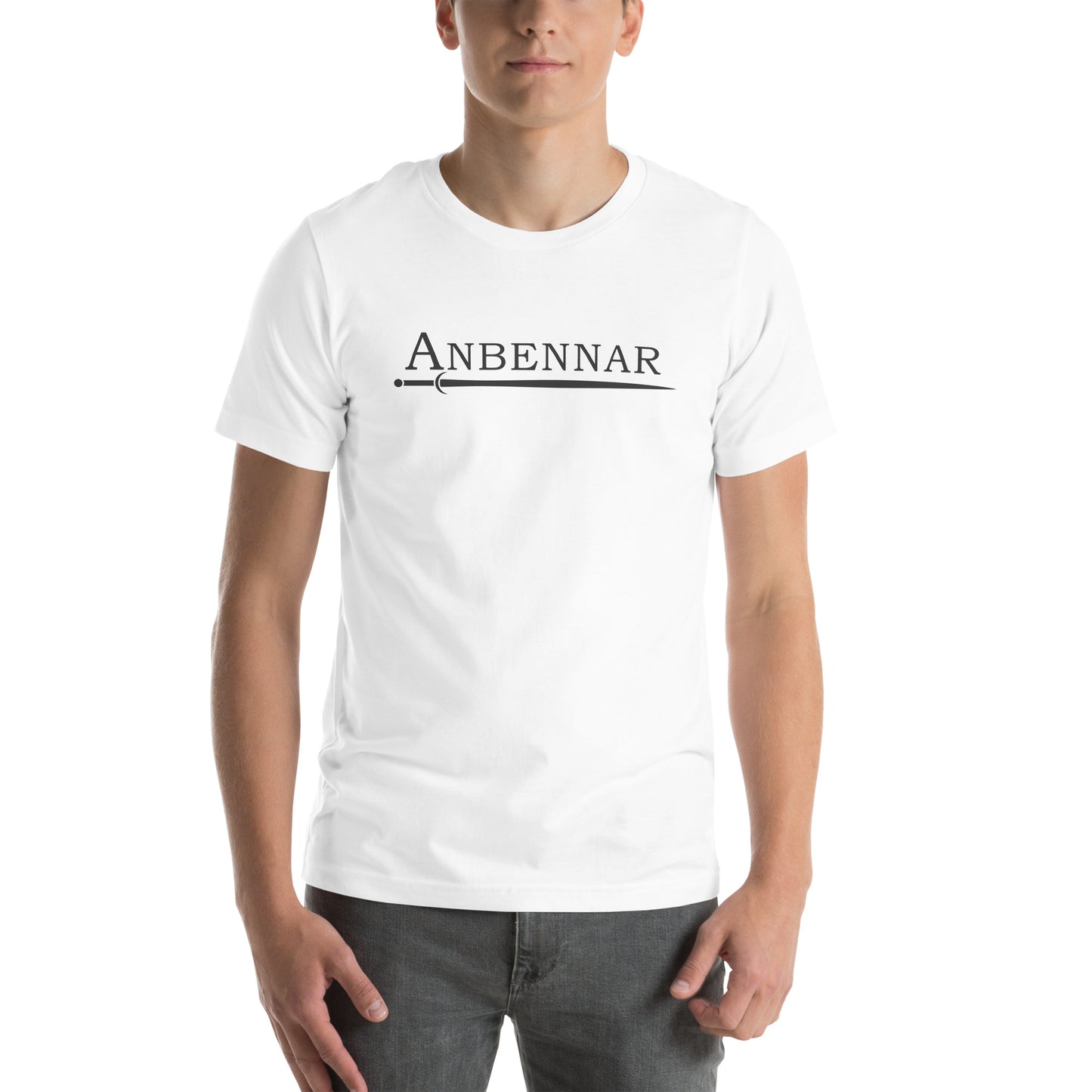 Anbennar Text Logo, Black Font - Unisex T-shirt