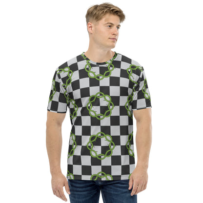 Toarnen Gamer Moment Checked Pattern - Men's T-shirt