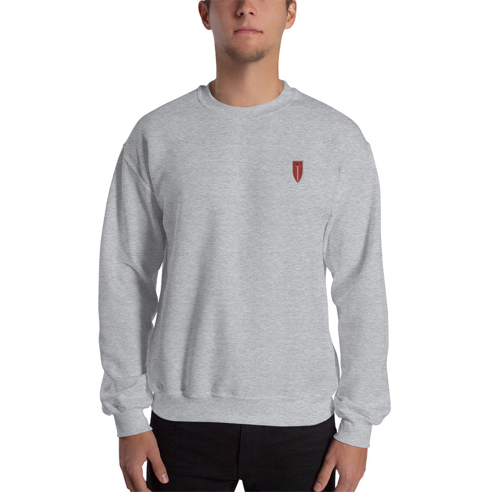 Corinite Sword and Shield, Embroidered - Unisex Sweatshirt