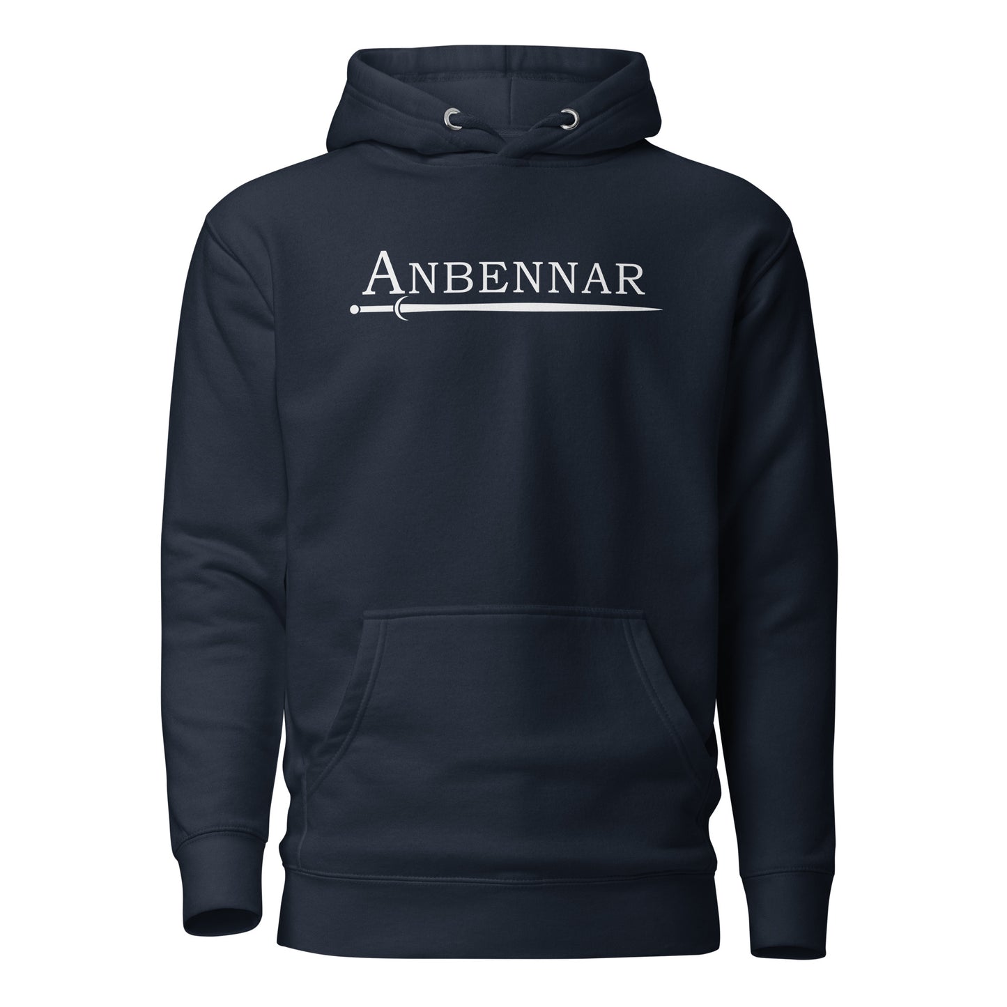 Anbennar Text Logo, White Font - 1st Edition Limited - Unisex Hoodie