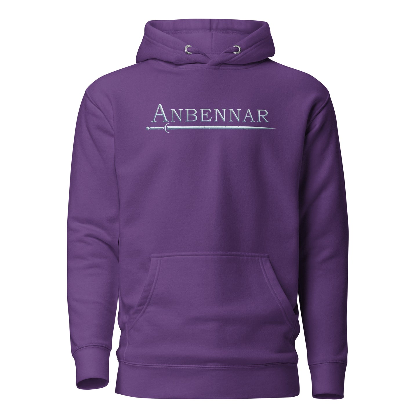 Anbennar Text Logo, Silver Font - 1st Edition Limited - Unisex Hoodie